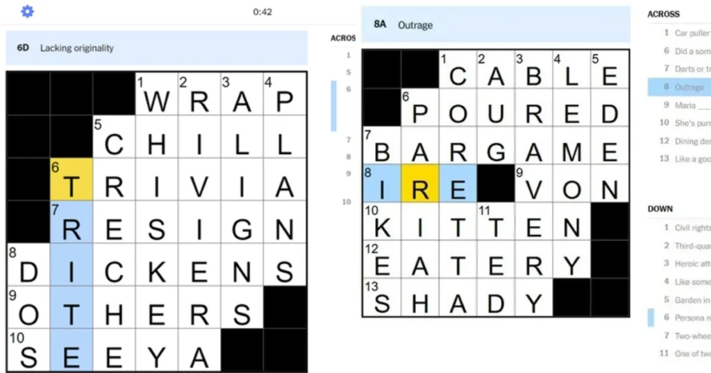 Hawaii and Tennessee NYT Crossword